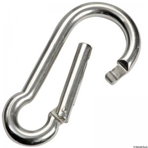 Moschettone inox senza sporgenza 5 mm